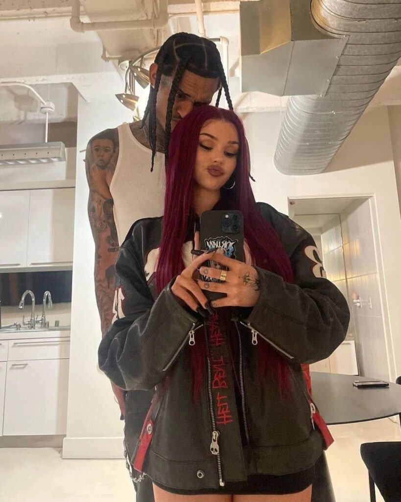 Jordan Clarkson with his wife