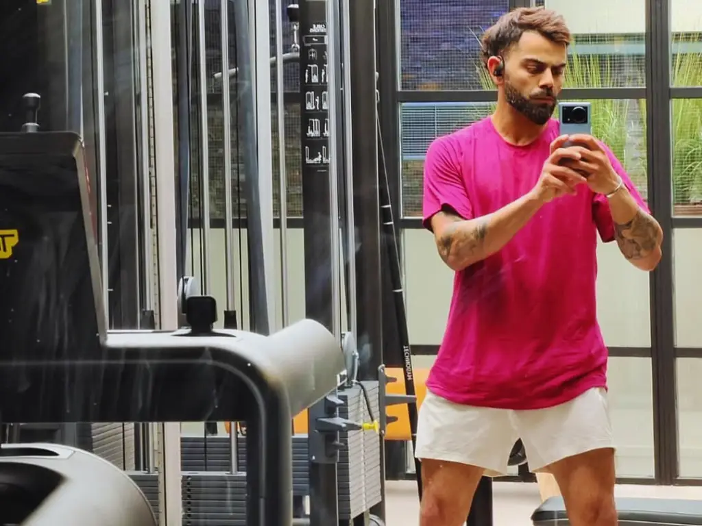 virat kohli image in gym