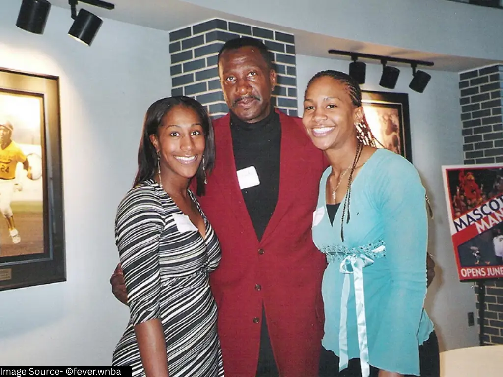 Tamika with her father!