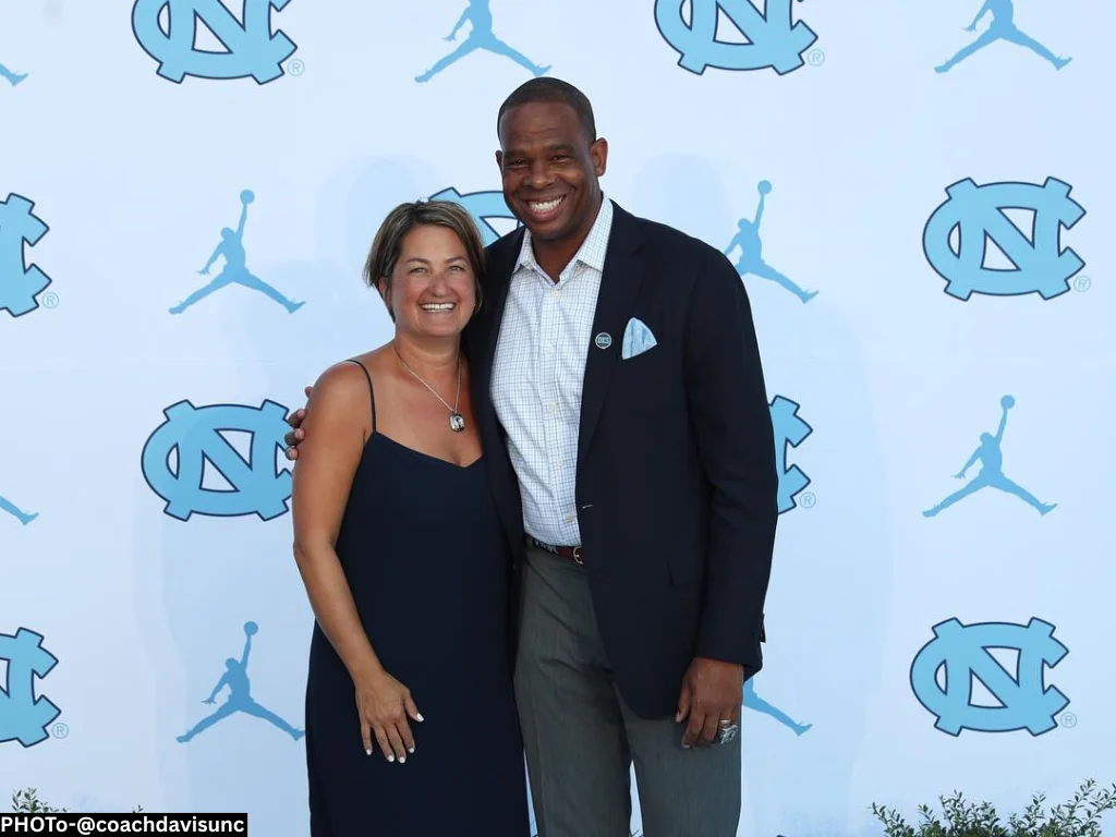 Hubert Davis with his Wife!